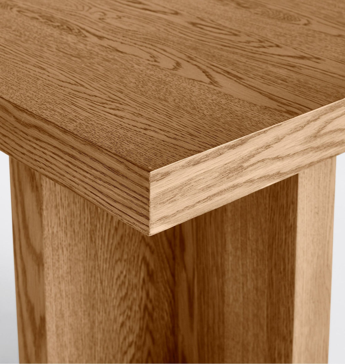 The George Natural Wood Side Table - HAVEN'S HOME