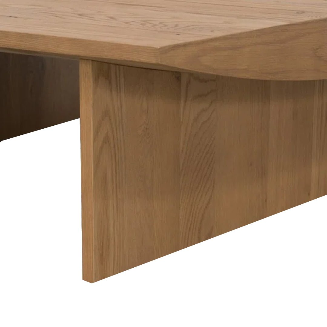 The Glen Natural Wood Coffee Table - HAVEN'S HOME