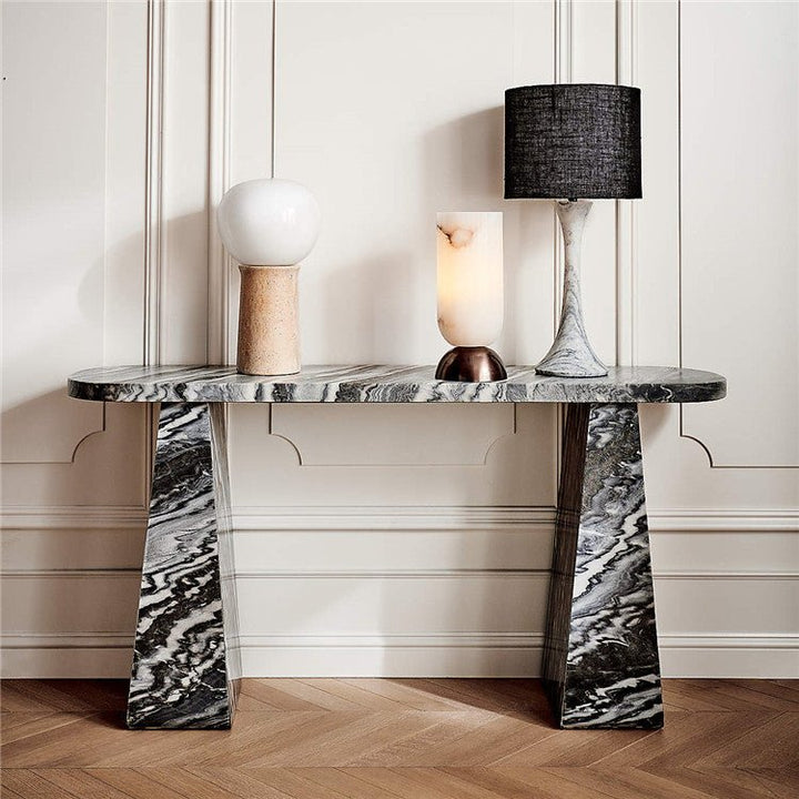 The Hadley Natural Stone Console Table - HAVEN'S HOME