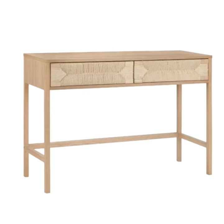 The Harlow Natural Wood Desk - HAVEN'S HOME