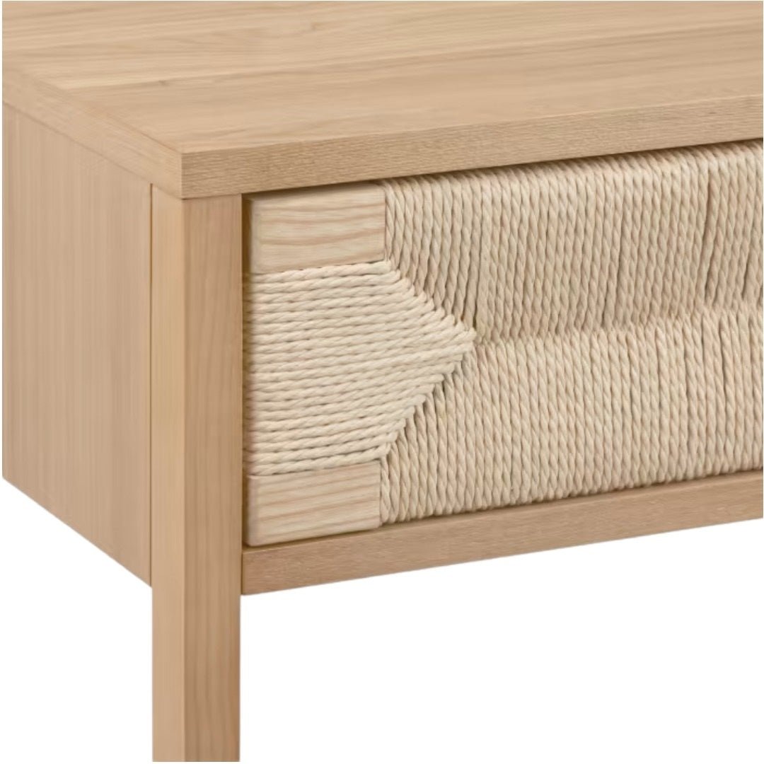 The Harlow Natural Wood Desk - HAVEN'S HOME