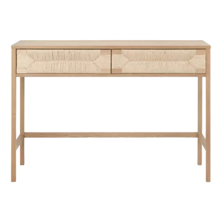 The Harlow Natural Wood Desk - HAVEN'S HOME