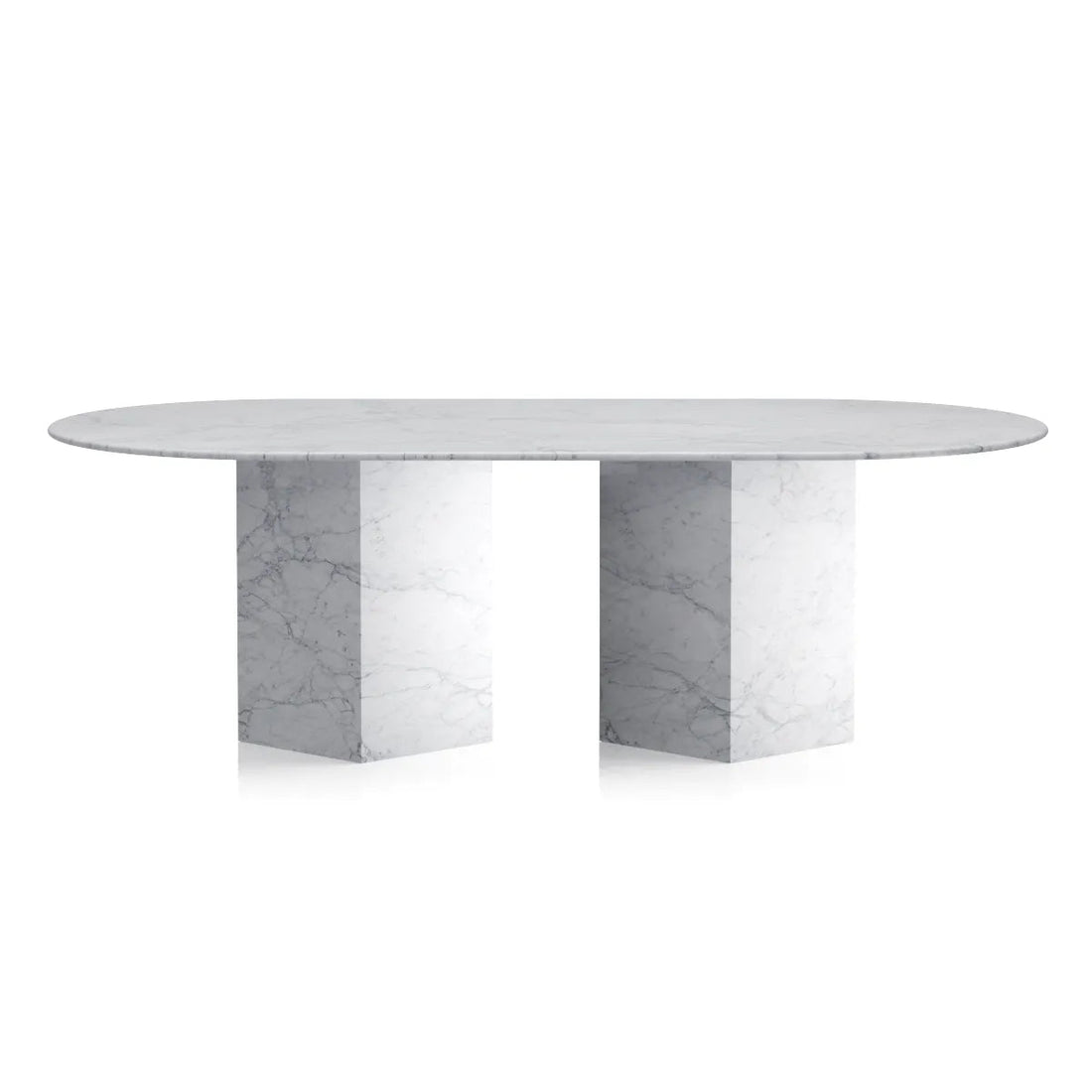 The Hollis Natural Marble Dining Table - HAVEN'S HOME