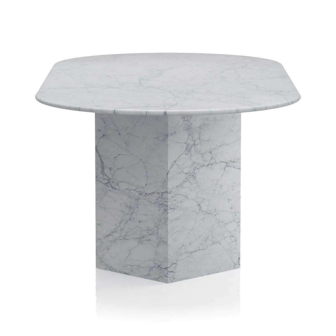 The Hollis Natural Marble Dining Table - HAVEN'S HOME