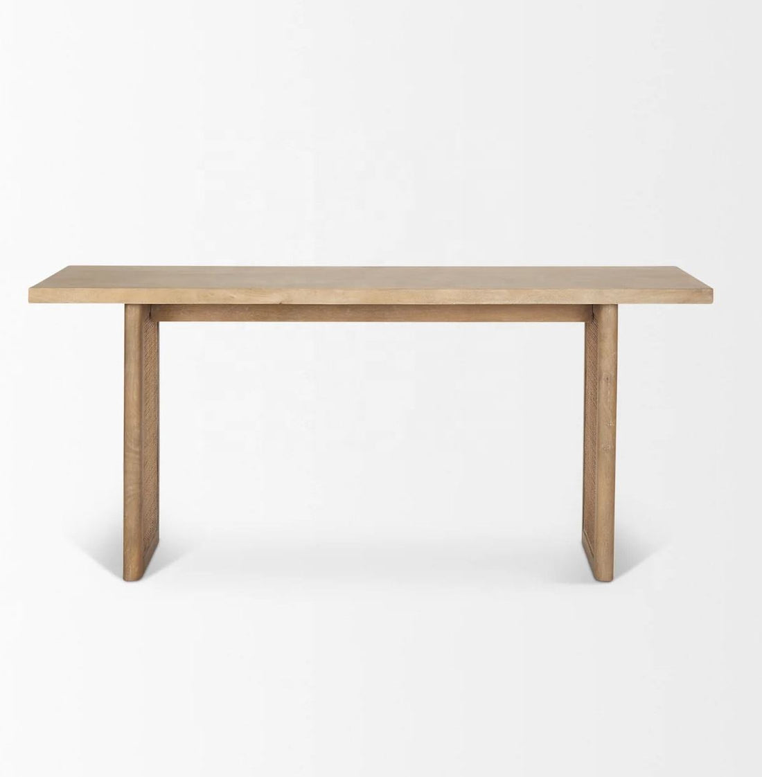 The Jaden Natural Wood Console Table - HAVEN'S HOME