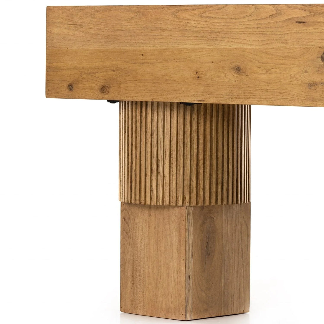 The Jayden Natural Wood Console Table - HAVEN'S HOME