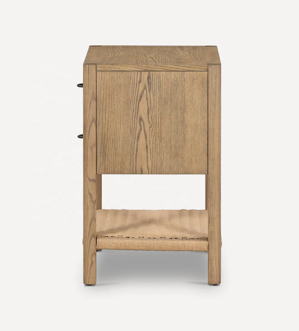 The Jayden Natural Wood Side Table - HAVEN'S HOME