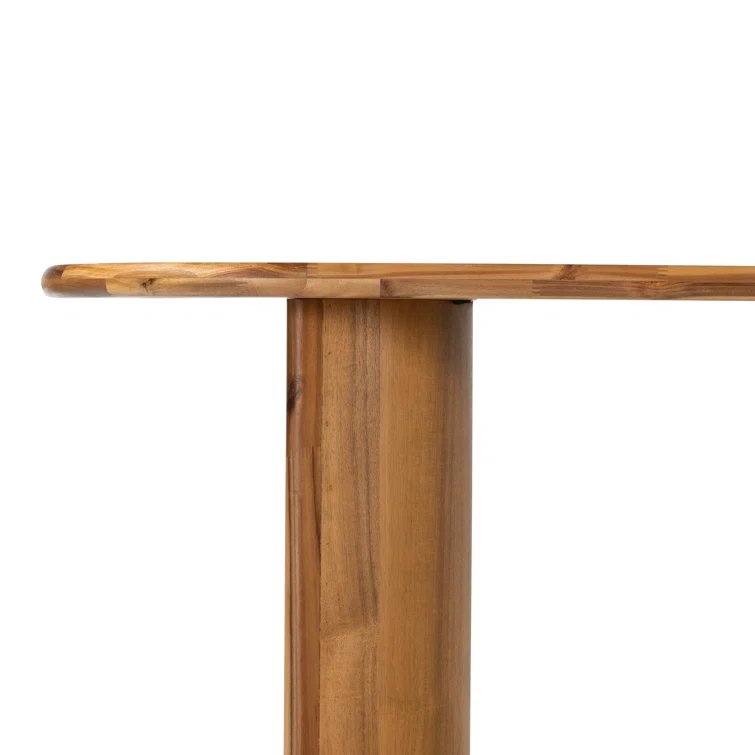 The Jordan Natural Wood Console Table - HAVEN'S HOME