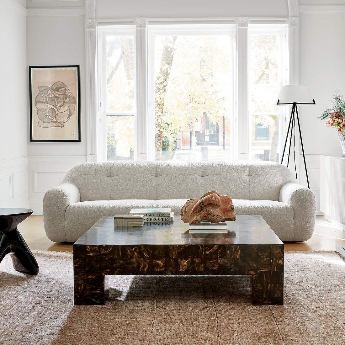 The Julian Boucle Sofa - HAVEN'S HOME