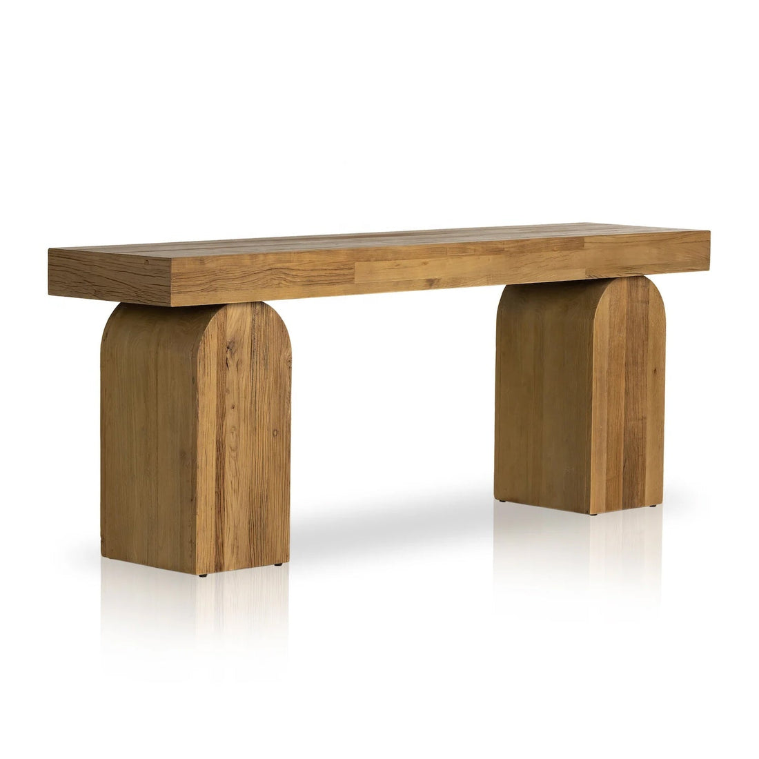 The Julian Natural Wood Console Table - HAVEN'S HOME