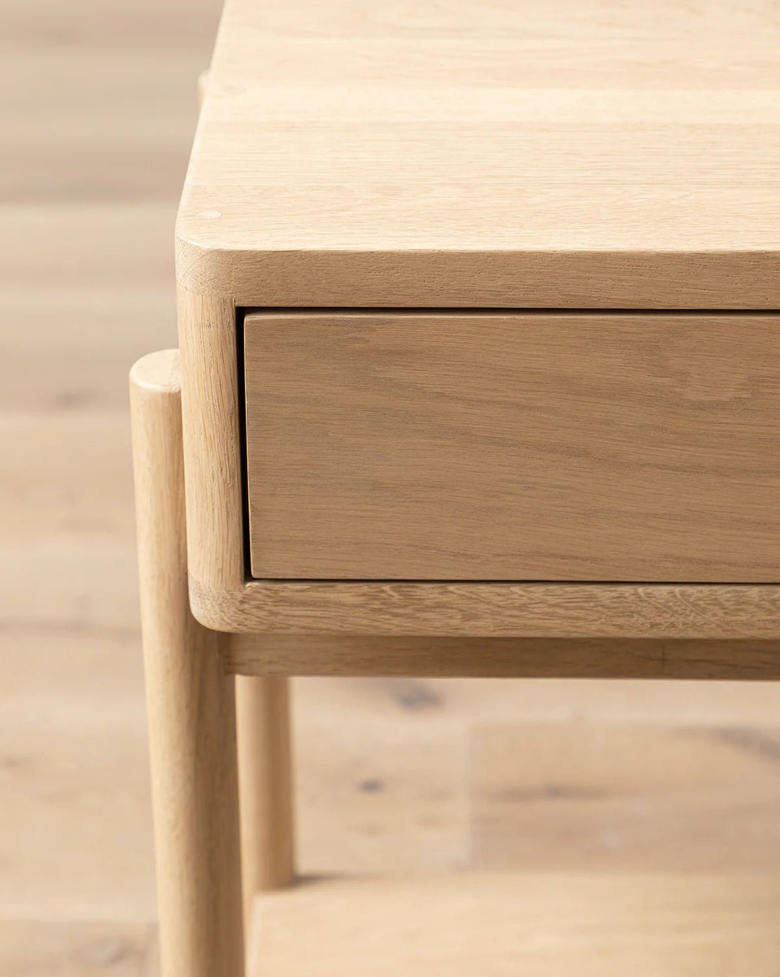 The Kaden Natural Wood Side Table - HAVEN'S HOME