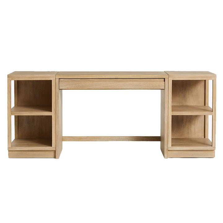 The Noah Natural Wood Desk - HAVEN'S HOME