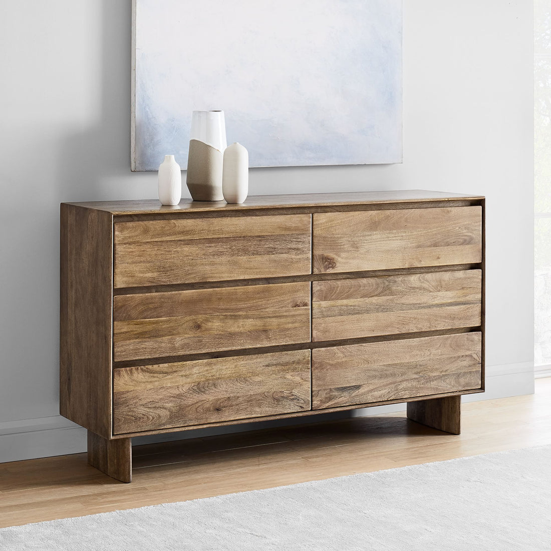 The Noah Natural Wood Dresser - HAVEN'S HOME