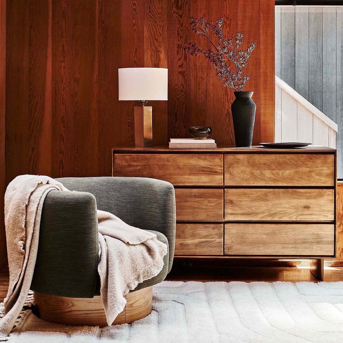 The Noah Natural Wood Dresser - HAVEN'S HOME