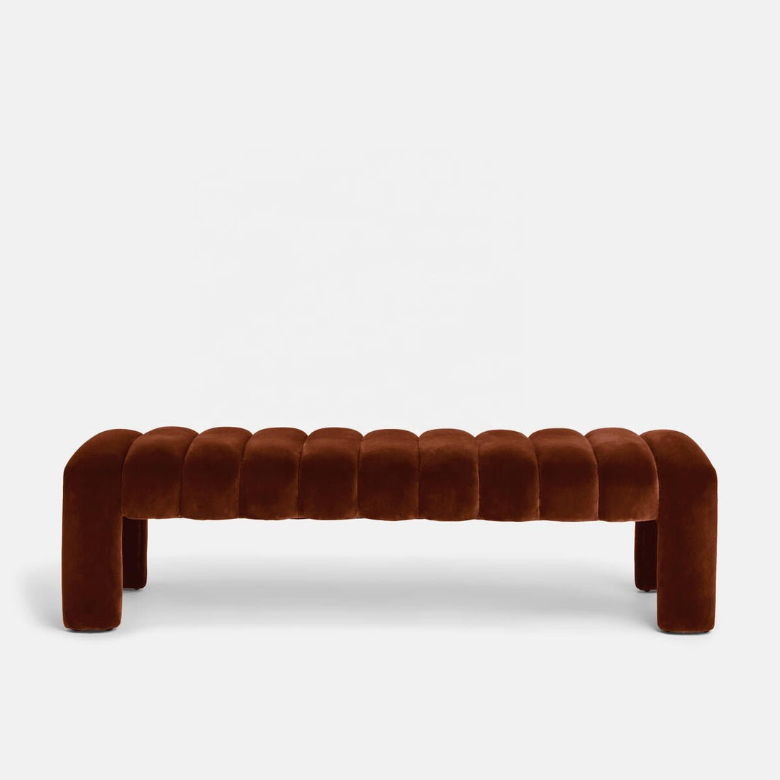 The Noah Tufted Velvet Bench - HAVEN'S HOME